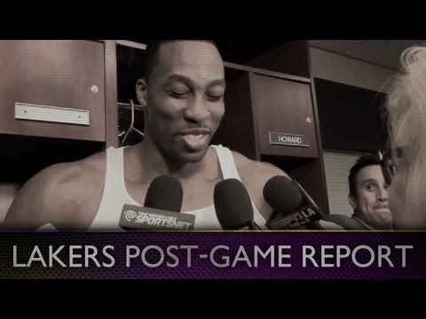 Lakers Post-Game: Dwight Howard on Shaq, Earl Clark And Retiring Jerseys