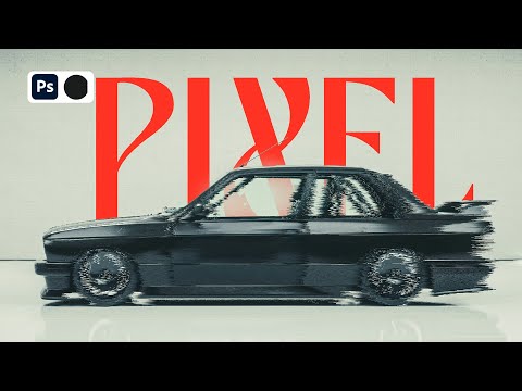 Quick Way To Learn Pixel Sorting Glitch Effect In Photoshop
