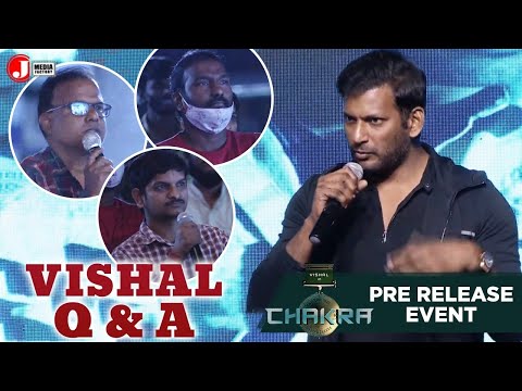 Hero Vishal Interaction With Media | CHAKRA Pre Release Event | M.S. Anandan | Yuvan Shankar Raja