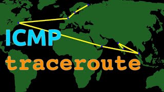 Episode 20 - ICMP Traceroute over a world map. WHAT'S GOING ON WITH RUSSIAN WEBSITES!!! screenshot 4
