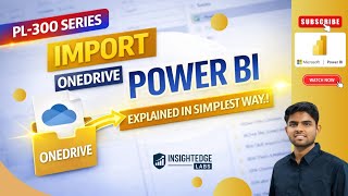 How to Connect OneDrive to Power Bi | Power BI OneDrive Connection ( PL-300 Series ) #powerbi #pl300
