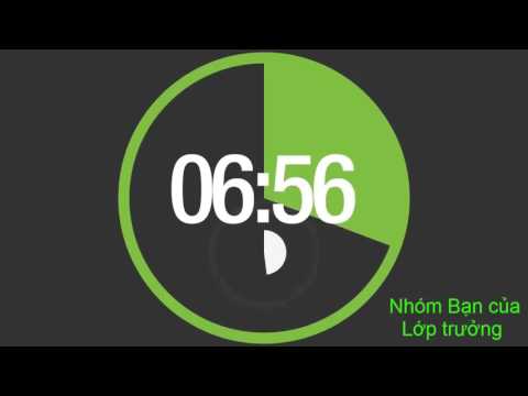 Video Đồng hồ đếm ngược 7 phút - youtube