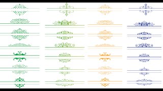 Free Download Vector File | Vector Border Free Download