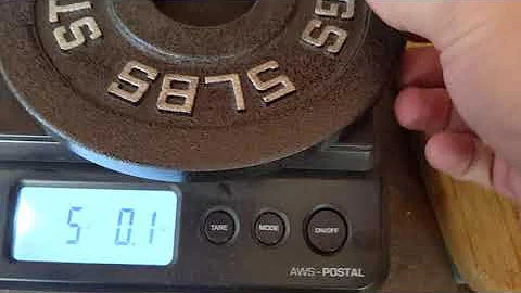 Rogue Cast Olympic Cast Plates Weight Test 5lbs / 2.5lbs