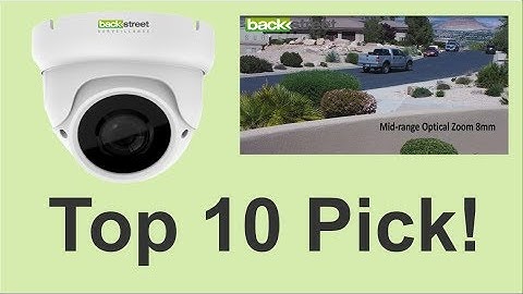 U90MZ HD Vandal Dome Security Camera with Zoom Lens