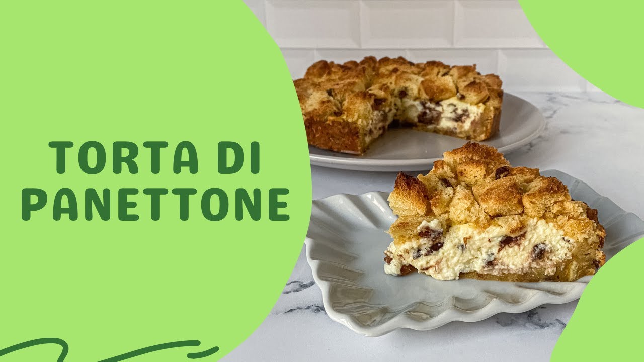 Torta di panettone | Facile e golosa con ricotta e cioccolato | Ricetta anti spreco e di riciclo |