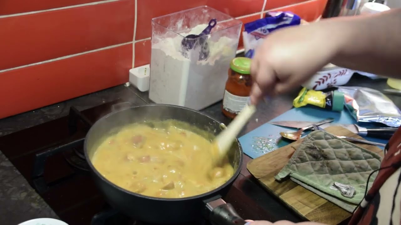 Nakkistroganof ja muusi