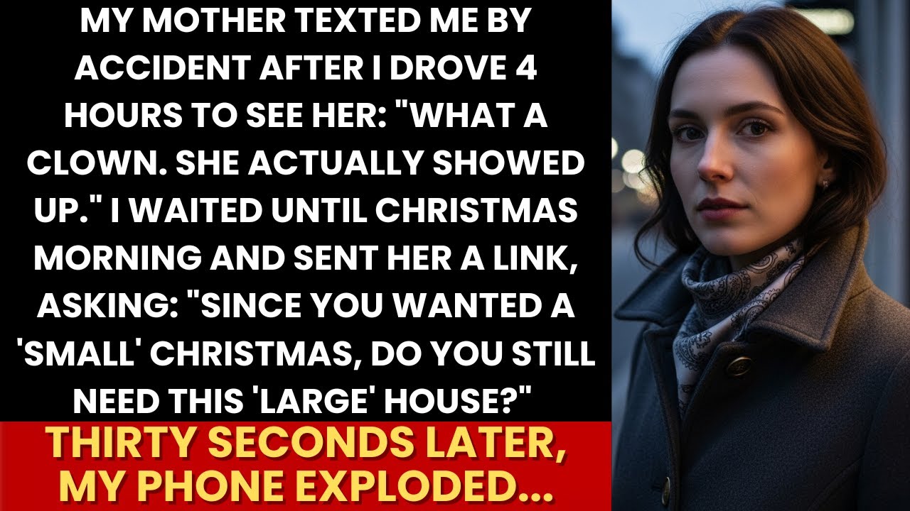 My Mom Texted “What A Clown” After I Drove 4 Hours—So I Sold Her House On Christmas Morning