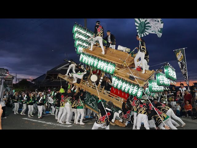 令和6年 大道 新道パレード やりまわし 太子町山田地区科長神社夏祭り