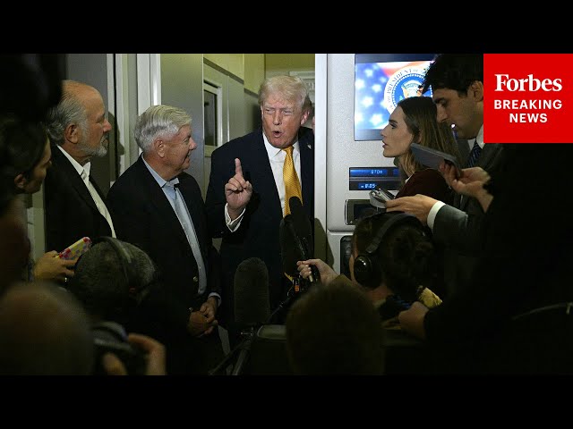 NEW VIDEO: Trump Takes Questions About Venezuela, Maduro From Reporters | Air Force One Gaggle