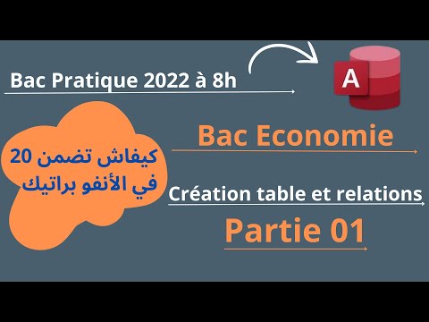 Partie 01 Correction bac pratique informatique 2022 (bac Economie et Gestion) :Gestion Restaurant