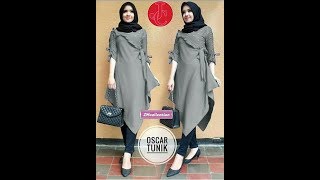 Kumpulan Model Stelan Blouse Tunik Modern Terbaru .