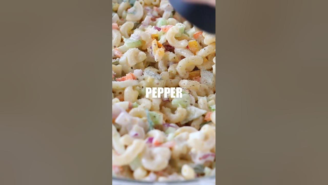 Trader Joe's Macaroni Salad!! recipe cooking food yummy YouTube