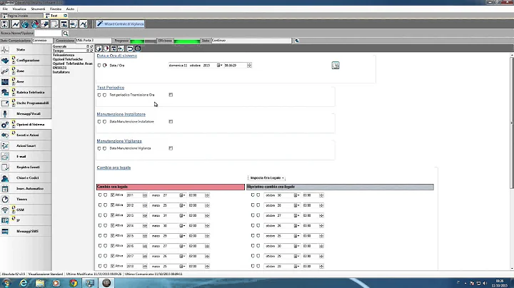 Software Bentel BOSS: Opzioni di Sistema(Parte 4)