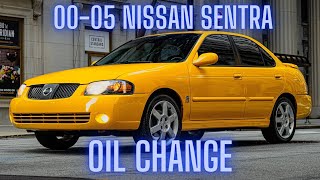 Sports Performance 2000-2005 Nissan Sentra oil change