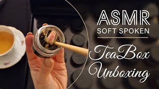 ASMR Tea Advent Calendar Unboxing 📦Crinkles, Tapping, Soft Whisper, Gentle voice. screenshot 1