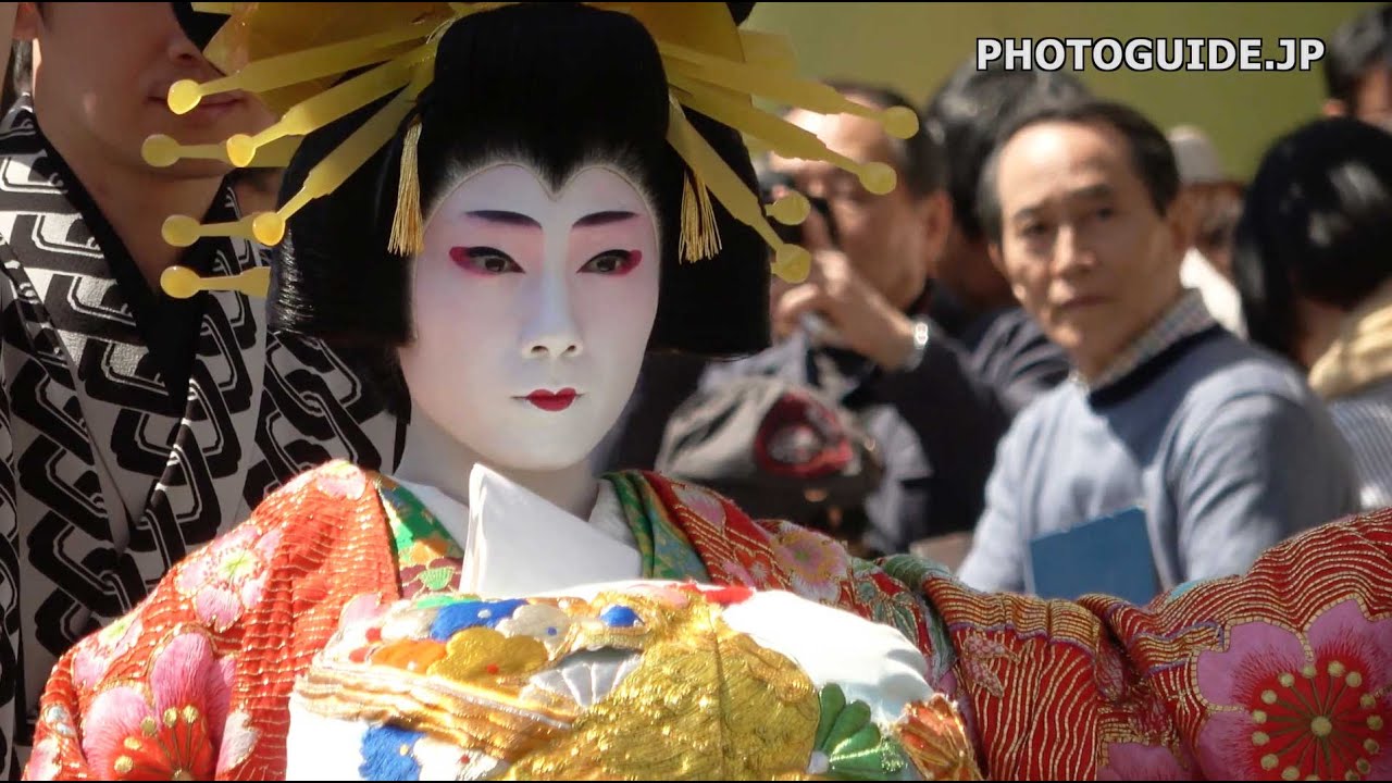 Asakusa Ichiyo Sakura Matsuri Oiran Dochu 第17回 浅草観音うら 一葉桜まつり おいらん道中