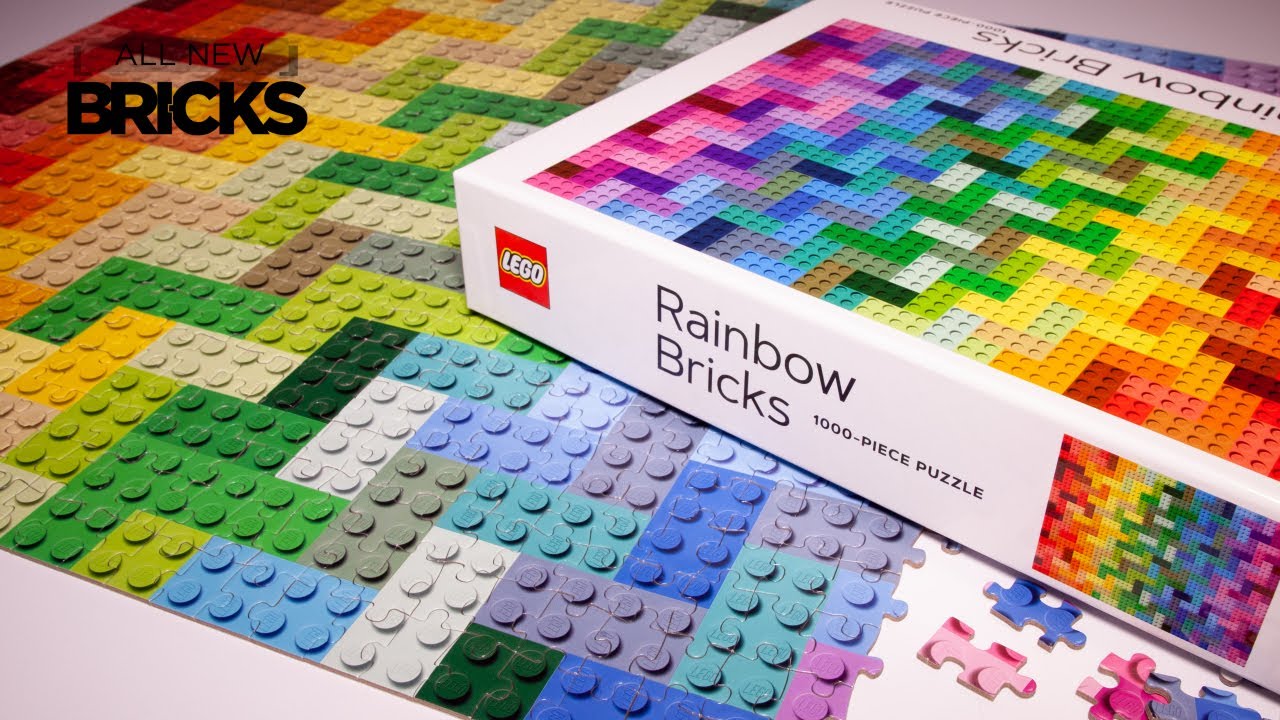 Lego Rainbow Bricks Puzzle