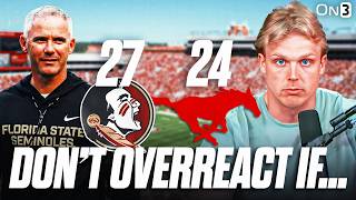 If Florida State BEATS SMU... Don't Overreact!