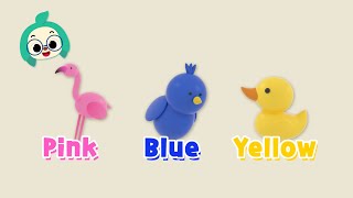 Learn Colors with Hogi and Bouncy Ball: Flamingo, Blue Bird, Baby Duck | Pinkfong Colors for kids screenshot 5