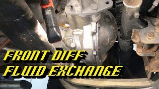 Ford Front Differential Maintenance: Specialized Drain and Fill Procedure