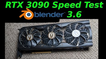 RTX 3090 Render Tests. Is the old king still fast in 2023?