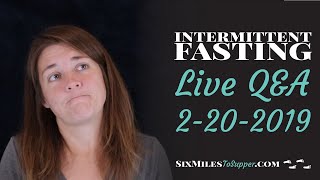Live Q&A Beginner Intermittent Fasting / OMAD Weight Loss