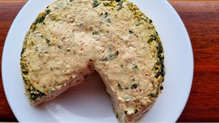 EASY VEGAN ALMOND CHEESE, PESTO FLAVOR of fresh basil, GLUTEN FREE, NO OATS. #healthyfood