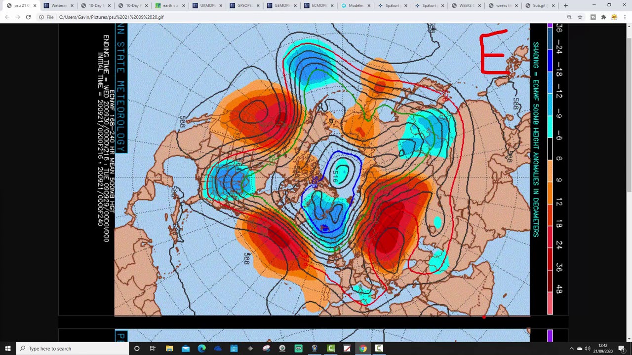 Ten Day Forecast: Cool And Unsettled For Early October (21-09-20) - YouTube