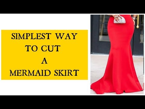 Como cortar uma saia sereia | STITCHADRESS |