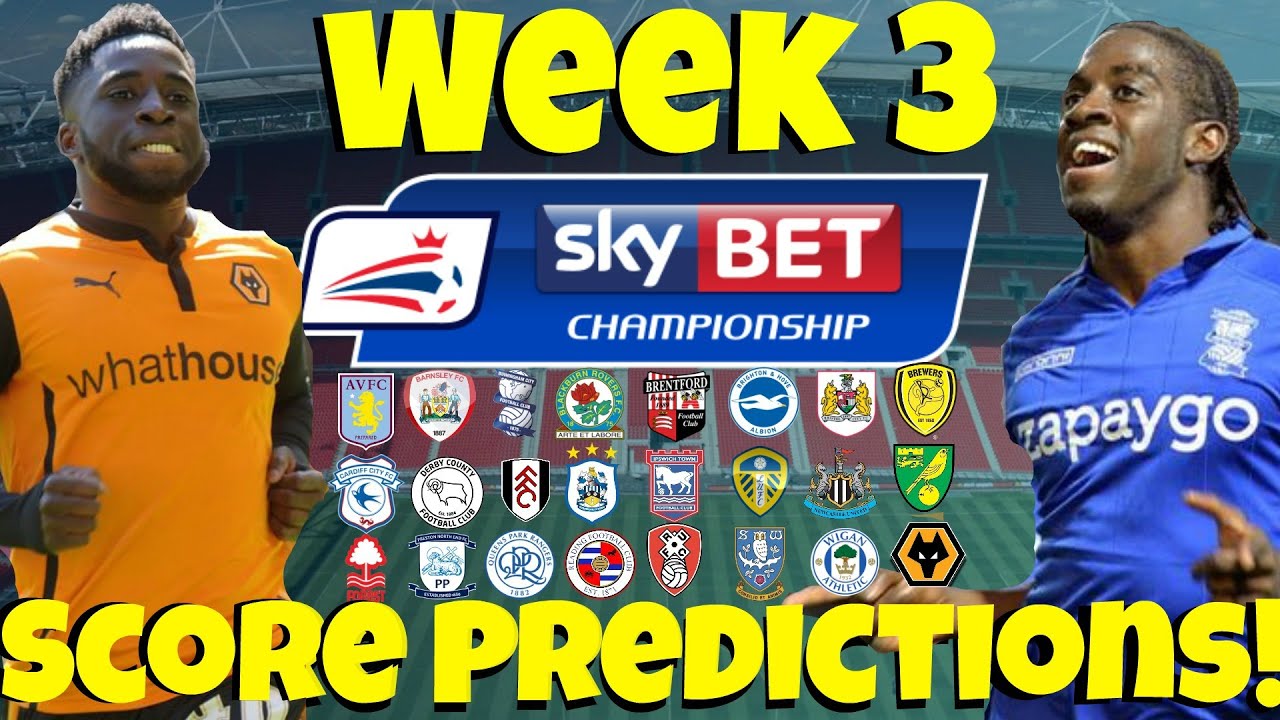 My Championship Week 3 Score Predictions!! How Will Your Team Do