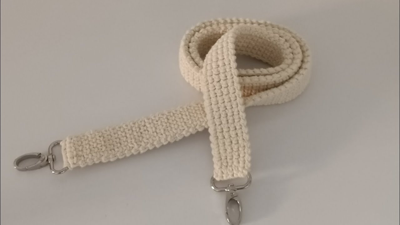 Correa de Crochet para Bolsos Paso a Paso 🤩