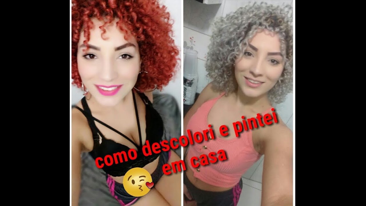 Como descolorir seu cabelo vermelho pra ficar loiro