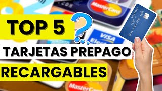 🥇 Las 5 mejores tarjetas prepagadas recargables (2026)