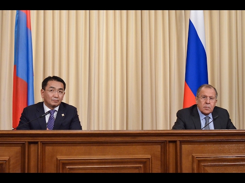 Sergey Lavrov — Mongolian FM Tsend Munkh Orgil Press Conference