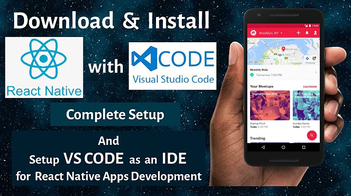 Download & Install React Native with Android Studio & Setup Visual Studio Code as IDE Tutorial 2021