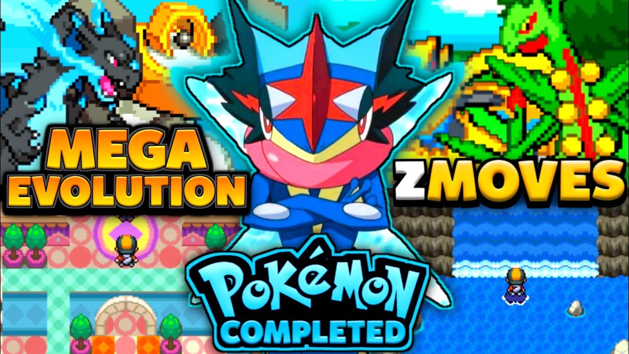 New Pokemon GBA Randomizer ROM HACK With Ash=Greninja, Mega