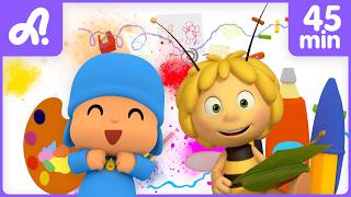 get ready school maya bee pocoyo animaj kids stories adventures