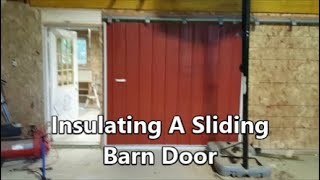 Insulating a Sliding Barn Door