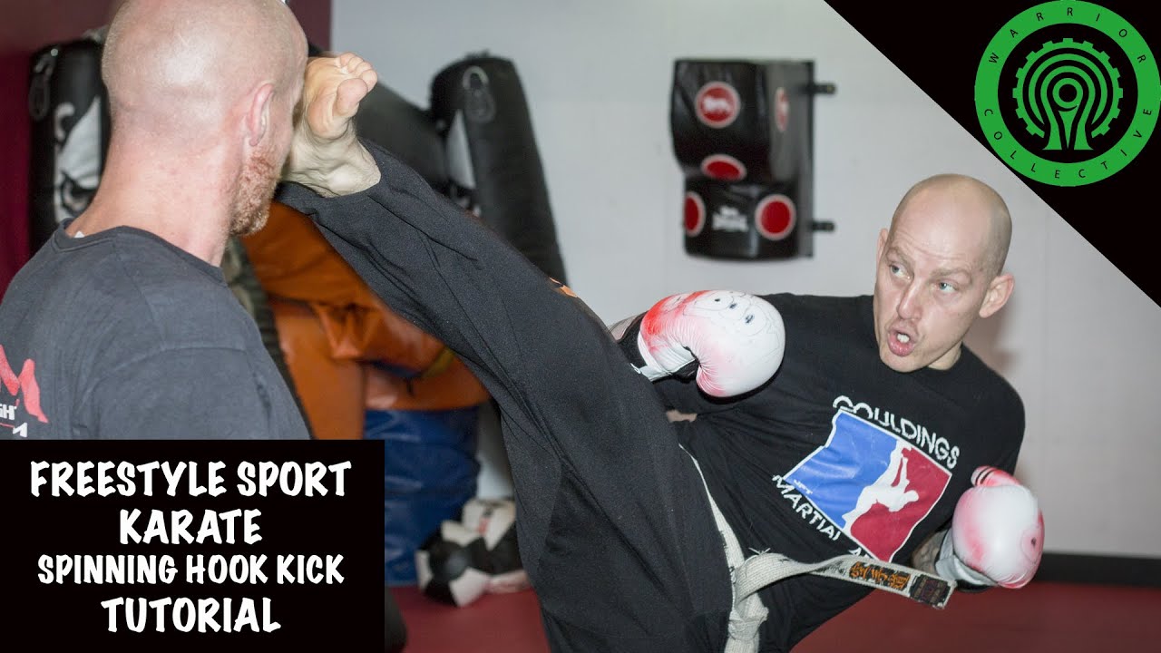 Freestyle Sport Karate Spinning Hook Kick Tutorial YouTube