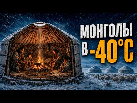 How the MONGOLS Survived Brutal Freezing Temperatures in the Barren Steppe