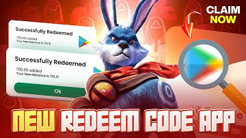 FREE NEW DAILY GOOGLE PLAY REDEEM CODE !! FREE REDEEM CODE ( NEW APP ) GET GOOGLE PLAY REDEEM CODE 