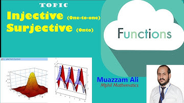 One-to-One (Injection) and Onto (Surjection) | Functions | Discrete Structure | by Muazzam Ali