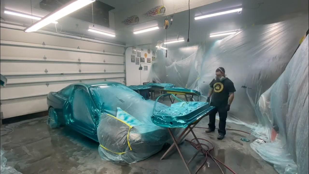 Complete Paint Job on a RHD Integra Using Harbor Freight Paint Gun YouTube