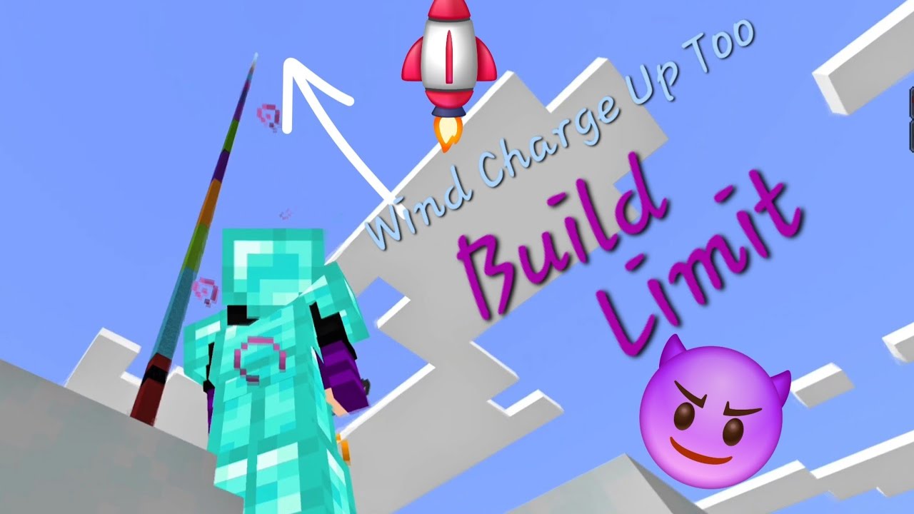 Wind Charge Up Too Build limit lol practicing for season 2 Mineville LifeSteal 