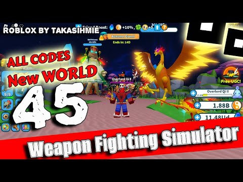 Weapon Fighting Simulator Codes - Roblox - December 2023 