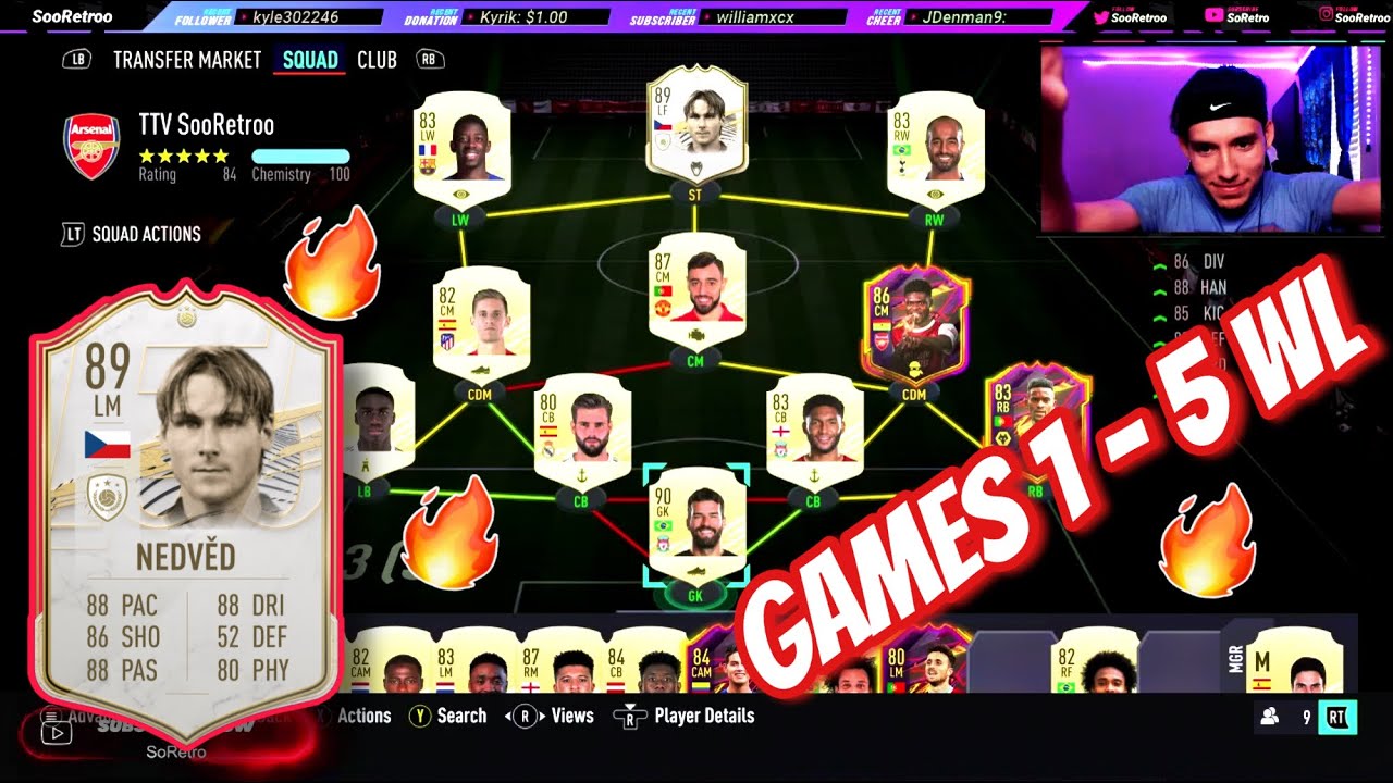 FIRST WL! 89 NEDVED REVIEW🔥 | GAMES 1 - 5 | FIFA 21 ULTIMATE TEAM | Part 1