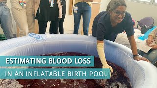 Estimating Blood Loss in an Inflatable Birth Pool