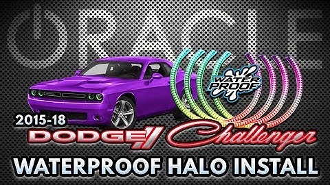 ORACLE 2015-2023 Dodge Challenger Waterproof Halo Install Guide
