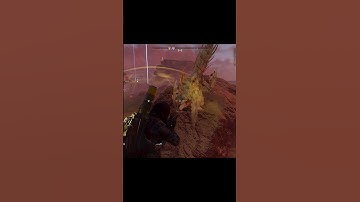 #helldivers2  Bug Tries To Hide in A Rock?